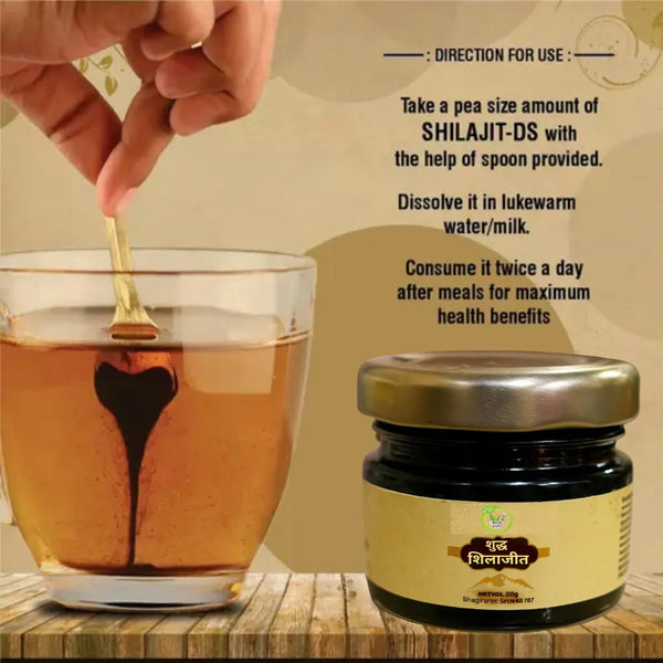 Pure Shilajit Resin | Natural Energy & Vitality Booster | 20 Gm